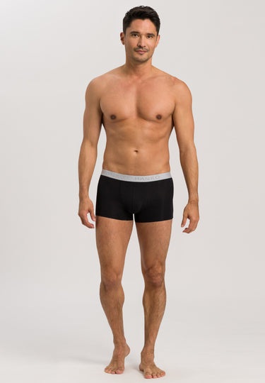 73078 Cotton Essentials Boxer Briefs 2-Pack - 019 Black